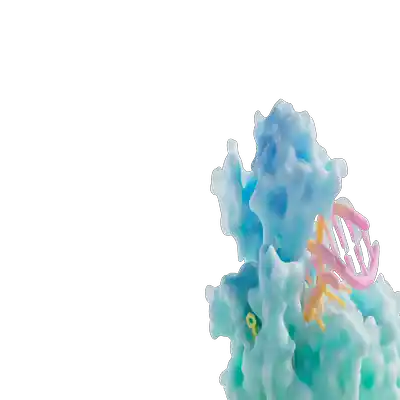 Animated molecular structure